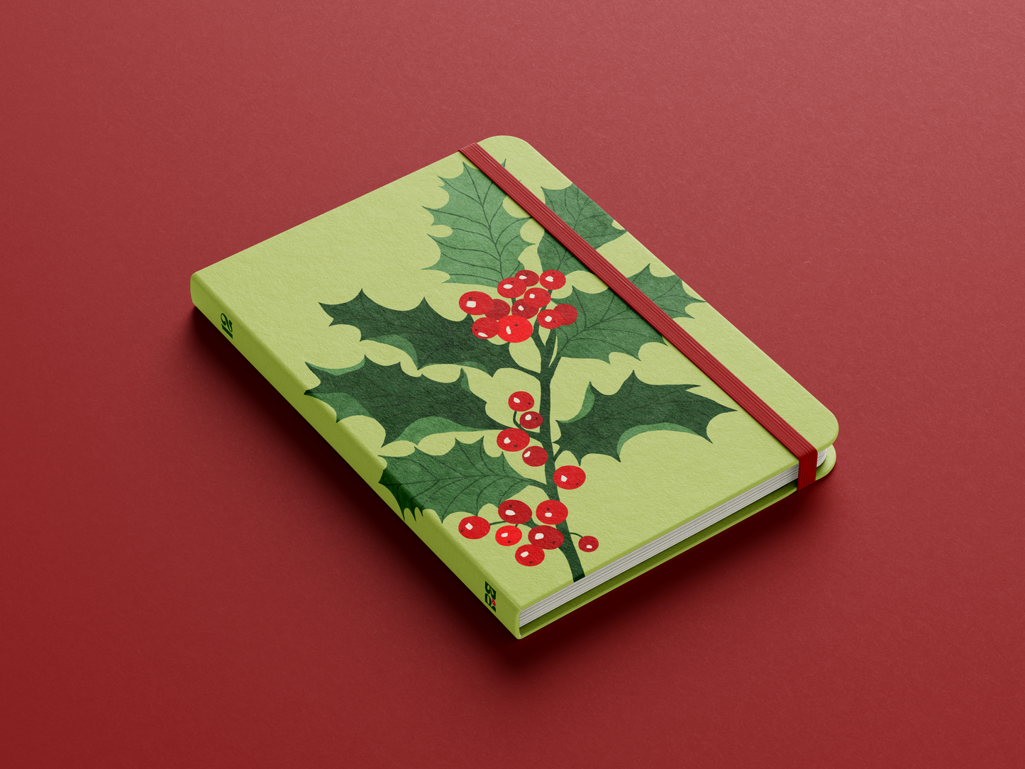 Holly Linen Journal | December Birth Flower
