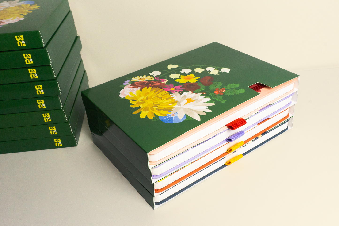 12-Pack Birth Flower Journal Set