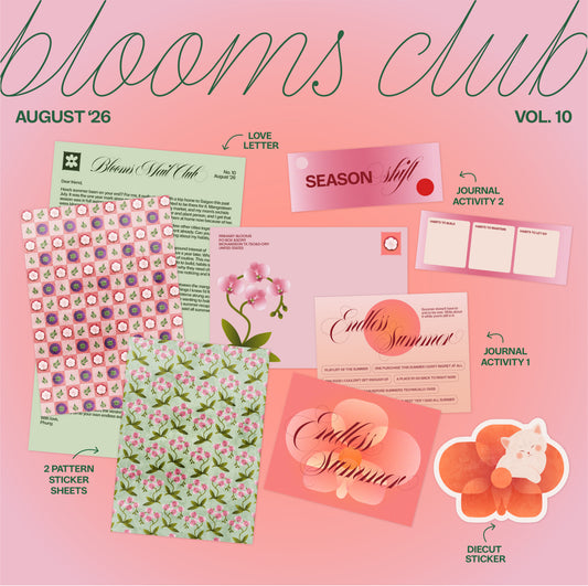 Blooms Club – a monthly snail mail club