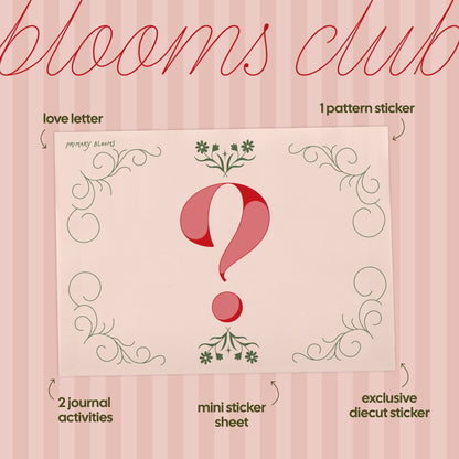 Blooms Club – a monthly snail mail club