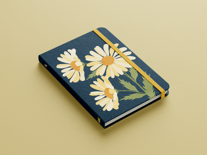 Daisy Linen Journal | April Birth Flower