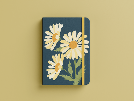 Daisy Linen Journal | April Birth Flower