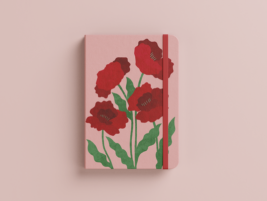 Poppy Linen Journal | August Birth Flower
