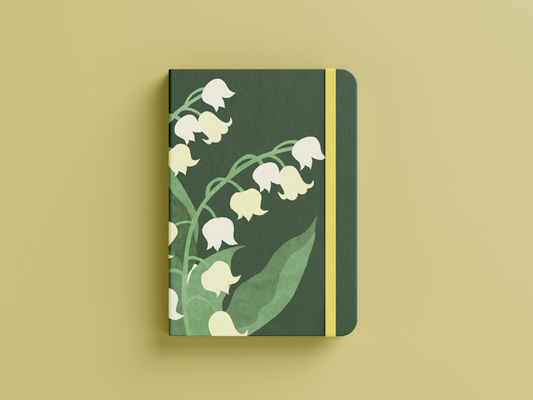 Lily of the Valley Linen Journal | May Birth Flower