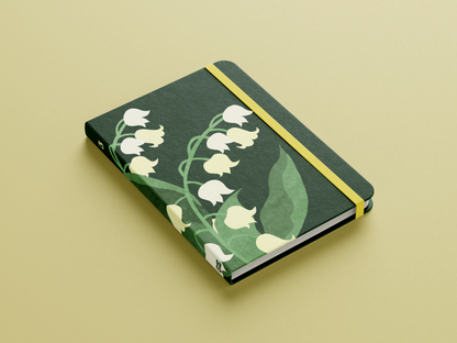 Lily of the Valley Linen Journal | May Birth Flower