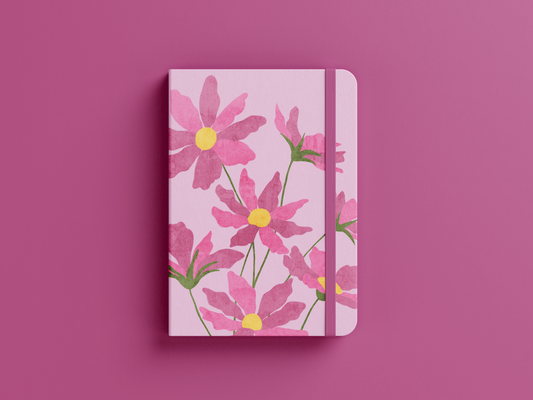 Cosmos Linen Journal | October Birth Flower