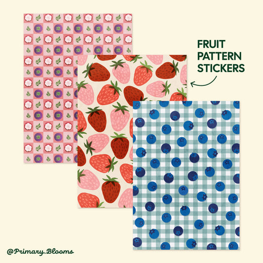Fruity Pattern Sticker Set