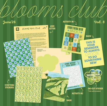 Blooms Club: un club de correo postal mensual