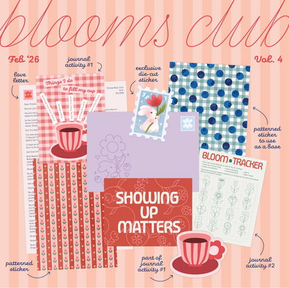Blooms Club – a monthly snail mail club