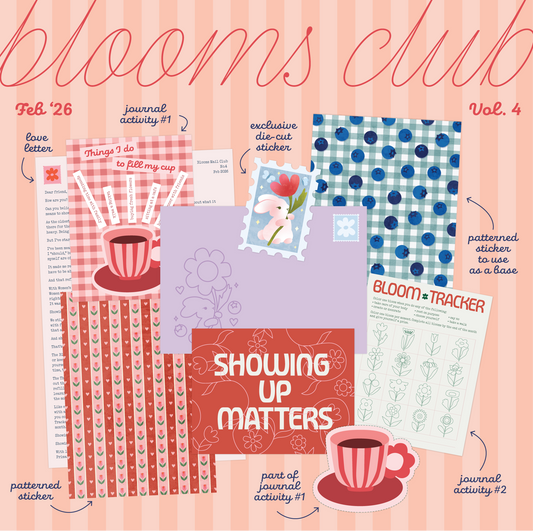 Blooms Club – a monthly snail mail club