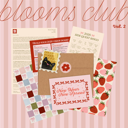 Blooms Club – a monthly snail mail club