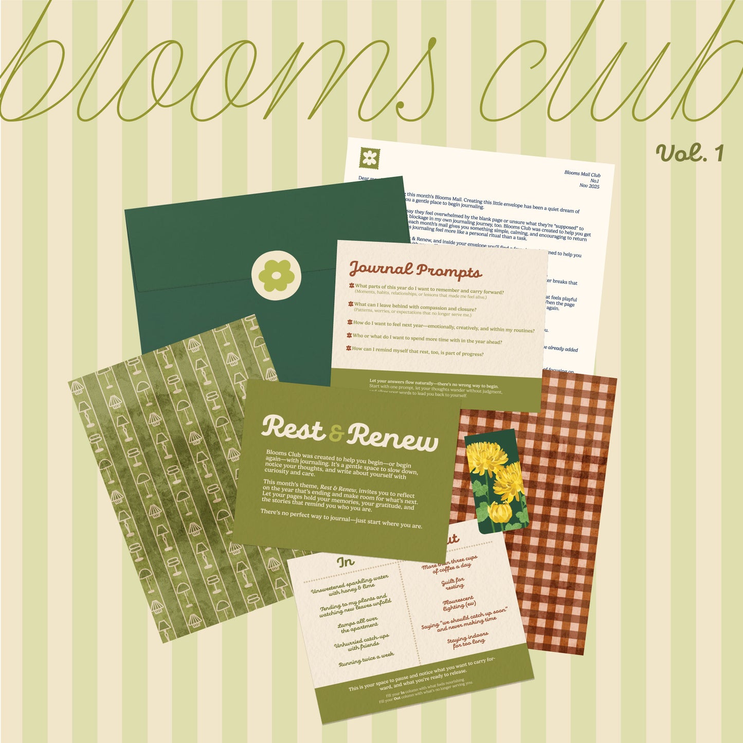 Blooms Club – a monthly snail mail club