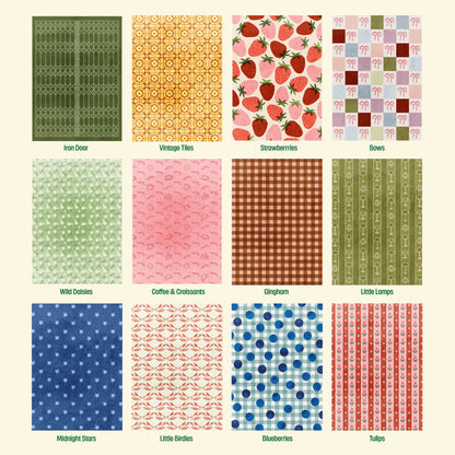 Set of 3 Pattern Sticker Sheets