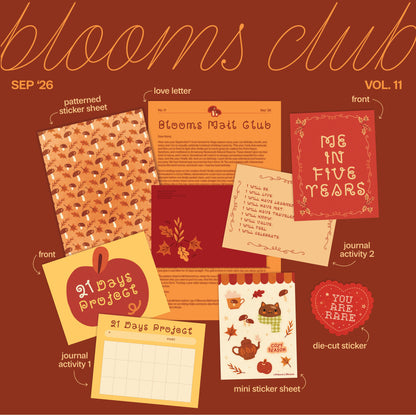 Blooms Club: un club de correo postal mensual