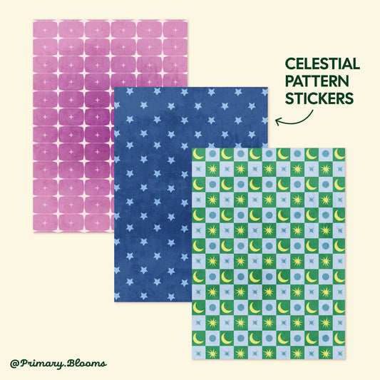 Celestial Pattern Sticker Set
