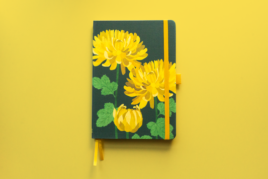 Chrysanthemum Linen Journal | November Birth Flower