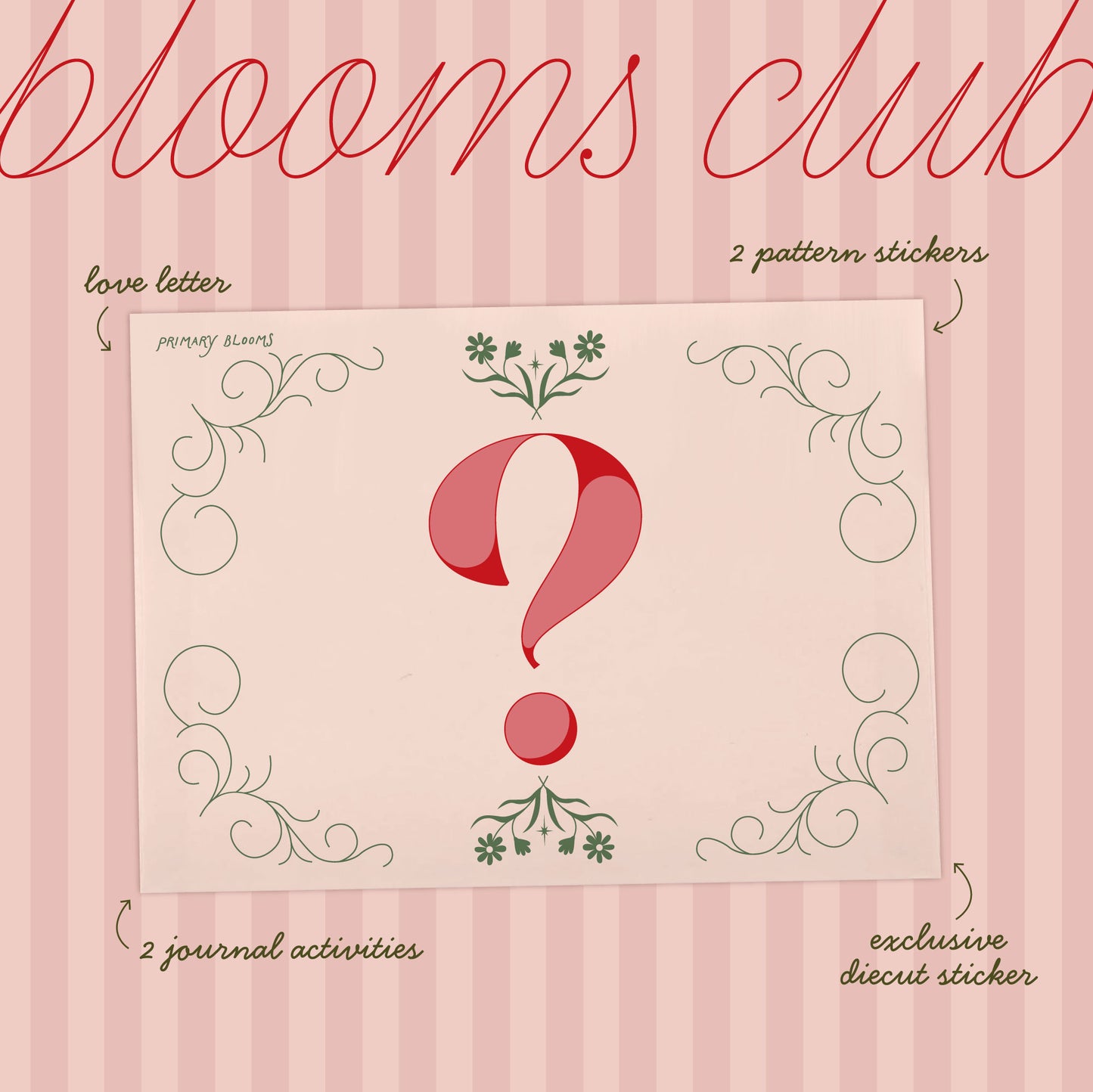 Blooms Club – a monthly snail mail club
