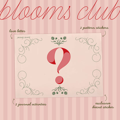Blooms Club – a monthly snail mail club