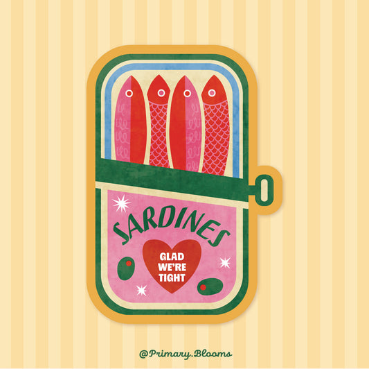Yellow Sardines Sticker